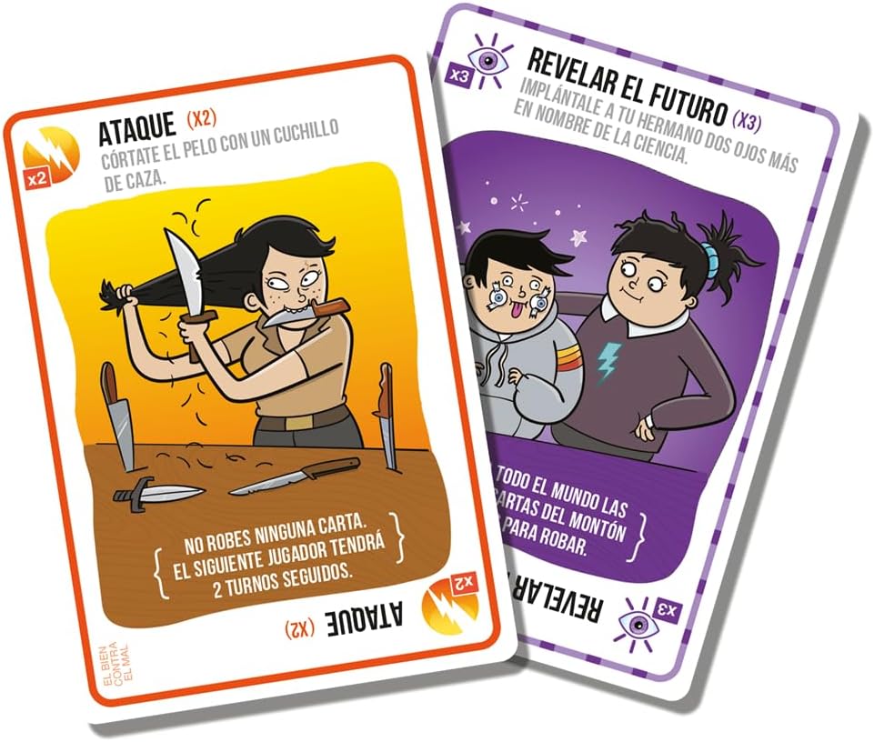 Exploding Kittens: Good vs. Evil - el Bien Contra el Mal (español)