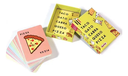 Taco Gato Cabra Queso Pizza (español)