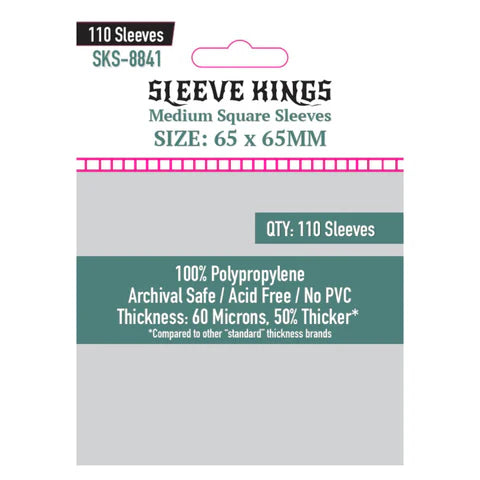 Micas Sleeve Kings "Medium Square" 65 x 65 mm