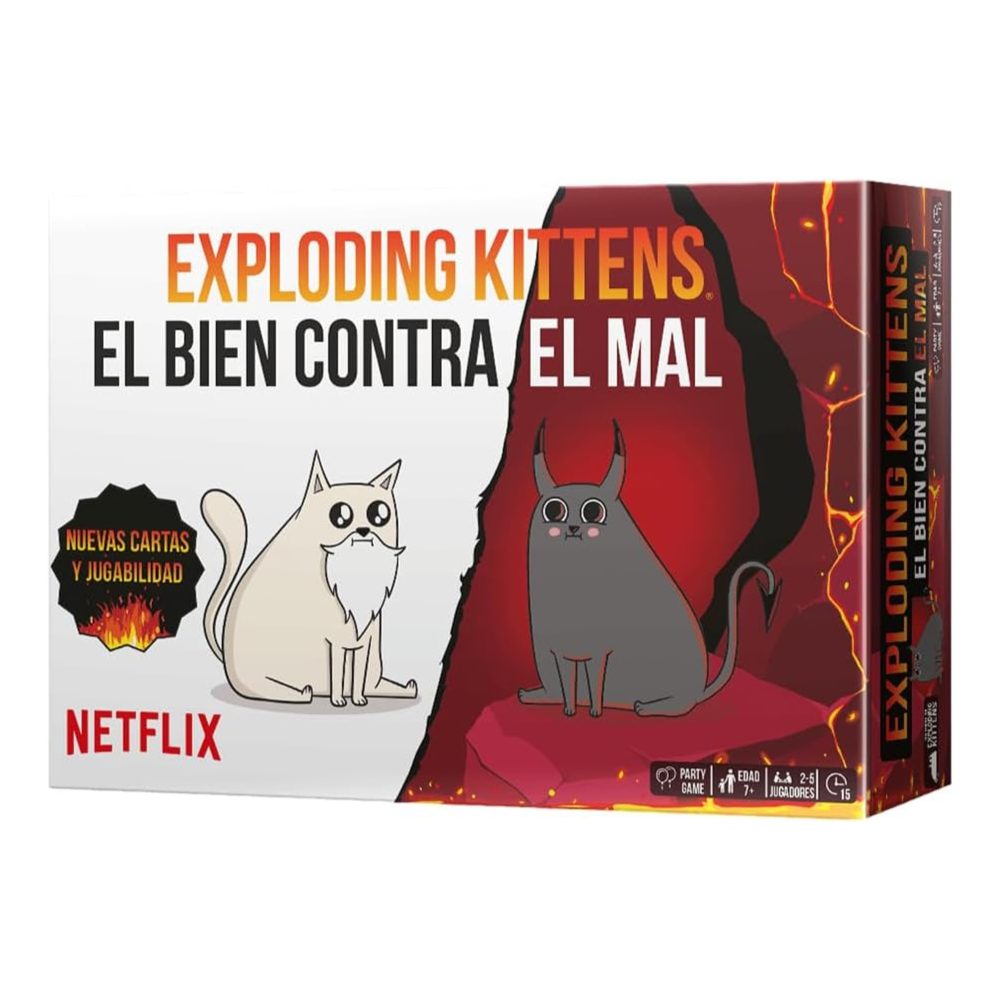Exploding Kittens: Good vs. Evil - el Bien Contra el Mal (español)