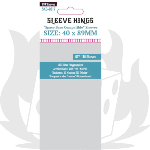 Micas Sleeve Kings "Space Base Compatible" 40 x 89 mm malditosdados Micas Sleeve Kings "Space Base Compatible" 40 x 89 mm malditosdados