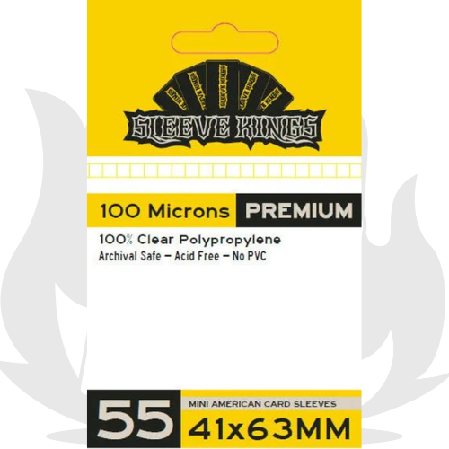 Micas Sleeve Kings Premium Mini USA 41 x 63 mm malditosdados Micas Sleeve Kings Premium Mini USA 41 x 63 mm malditosdados