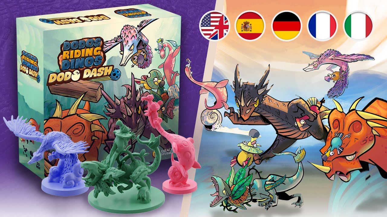 Dodos Riding Dinos: Dodo Dash - Standalone / Expansión (inglés y español)