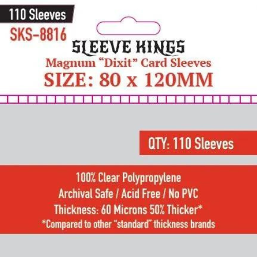 Micas Sleeve Kings Magnum "Dixit" 80 x 120 mm malditosdados Micas Sleeve Kings Magnum "Dixit" 80 x 120 mm malditosdados