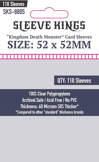 Micas Sleeve Kings "Kingdom Death Monster" 52 x 52 mm