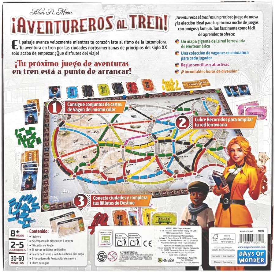 ¡Aventureros Al Tren! - Nueva Edición (español)
