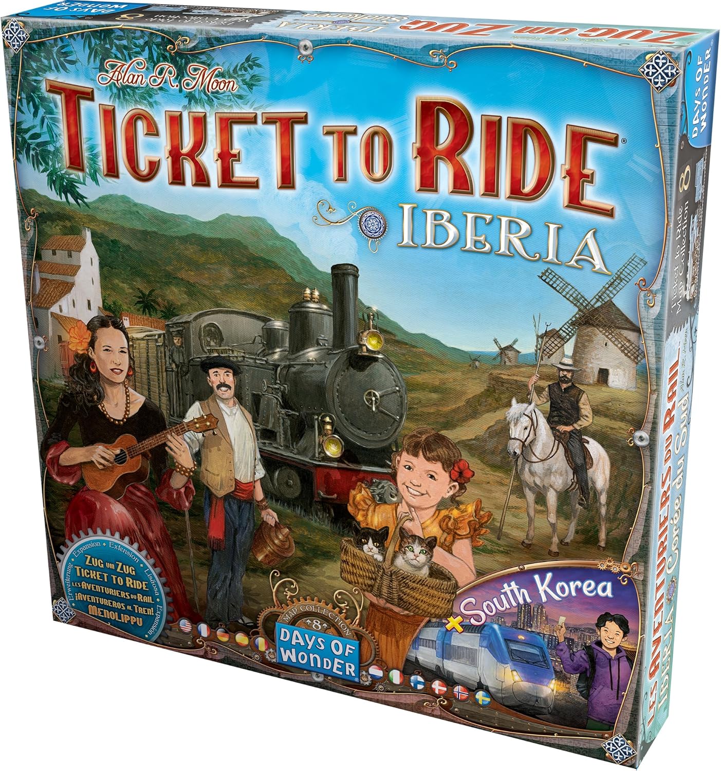 ¡Aventureros Al Tren! / Ticket to Ride - Iberia y Corea Del Sur (español)