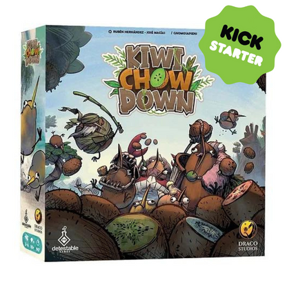 Kiwi Chow Down KS + Expansión Nest Miniatures + 5to Jugador + Micas KCD (español)