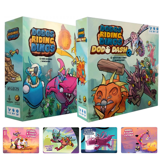 Dodos Riding Dinos + Dodo Dash + Cartas Crossover Pack