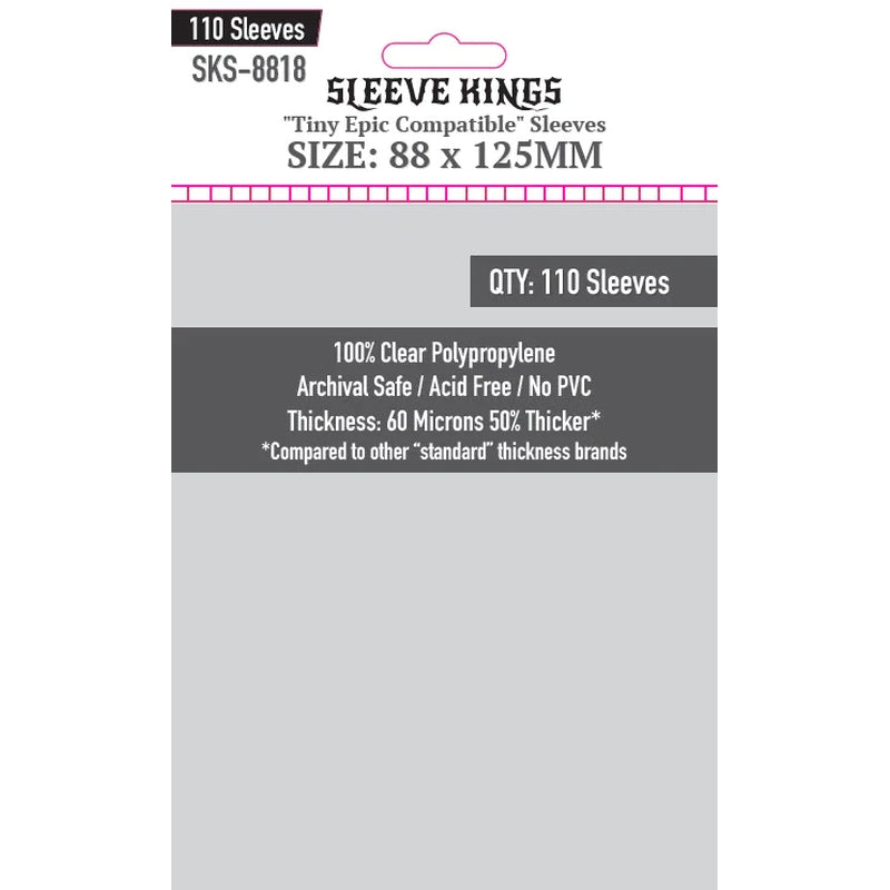 Micas Sleeve Kings "Tiny Epic Compatible" 88 x 125 mm