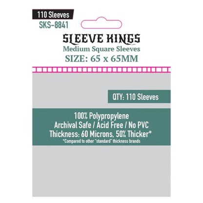 Micas Sleeve Kings "Medium Square" 65x 65 mm