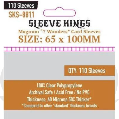 Micas Sleeve Kings Magnum "7 Wonders" 65 x 100 mm