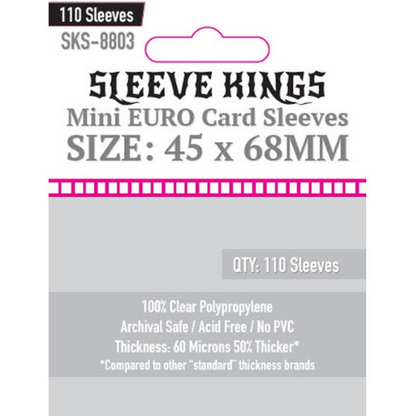 Micas Sleeve Kings Mini Euro 45 x 68 mm