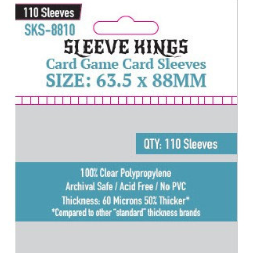 Micas Sleeve Kings Standard Card Game 63.5 x 88 mm