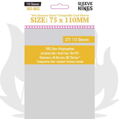 Micas Sleeve Kings "War Hammer Quest" 75 x 110 mm