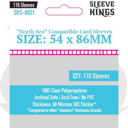 Micas Sleeve Kings "North Sea" 54 x 86 mm malditosdados Micas Sleeve Kings "North Sea" 54 x 86 mm malditosdados