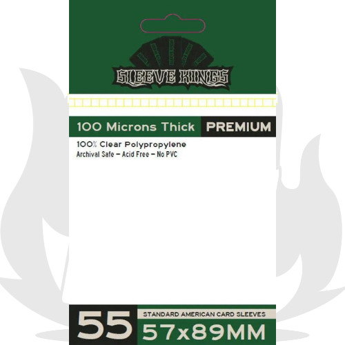 Micas Sleeve Kings Premium Standard American 57 x 89 mm malditosdados Micas Sleeve Kings Premium Standard American 57 x 89 mm malditosdados