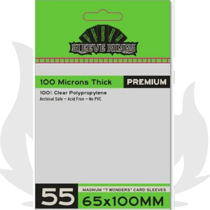 Micas Sleeve Kings Premium Magnum "7 Wonders" 65 x 100 mm