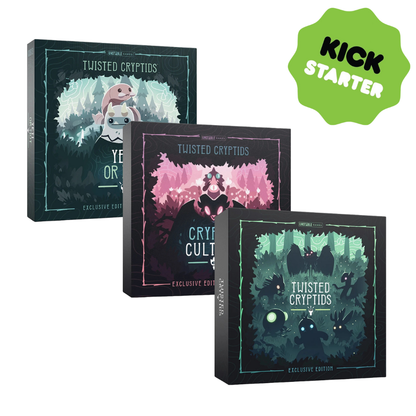Twisted Cryptids Exclusive Edition + Yeti or Not Exclusive + Cryptid Culture Exclusive (Kickstarter)