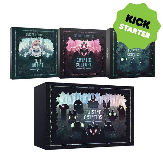 Twisted Cryptids Exclusive Edition + Yeti or Not Exclusive + Cryptid Culture Exclusive + Big Box (Kickstarter)