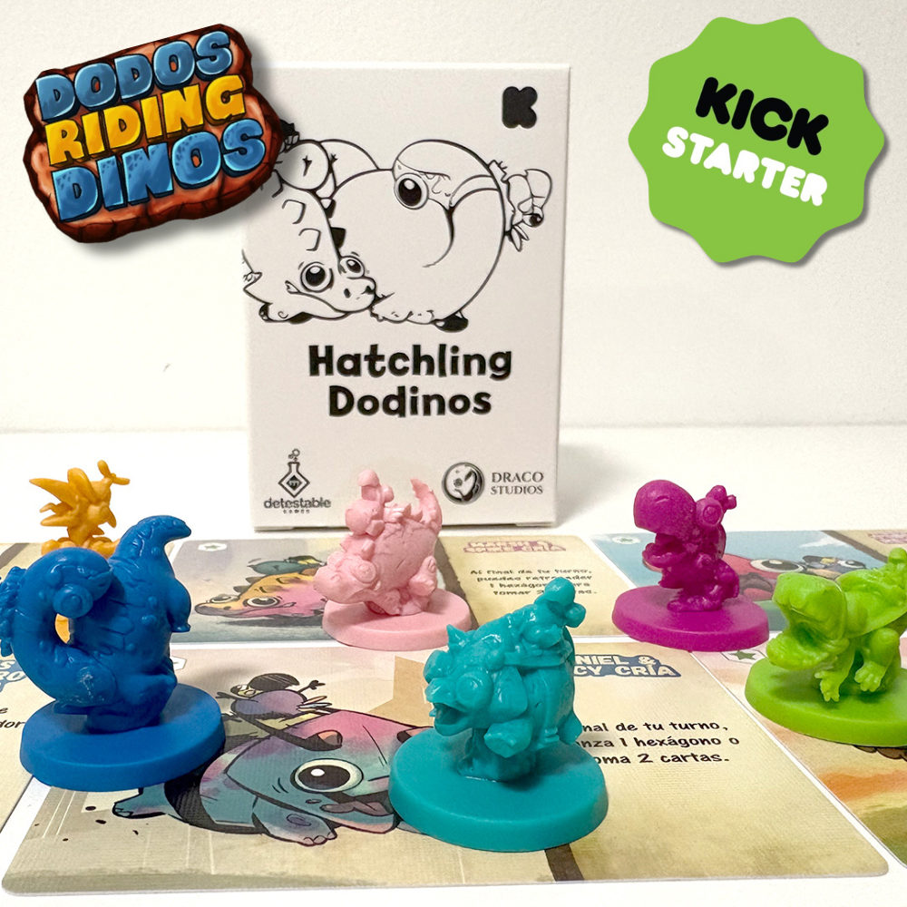 Dodos Riding Dinos: Baby Dodino Miniatures (Kickstarter)