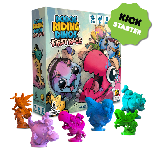 Dodos Riding Dinos: First Race + Miniaturas (español)