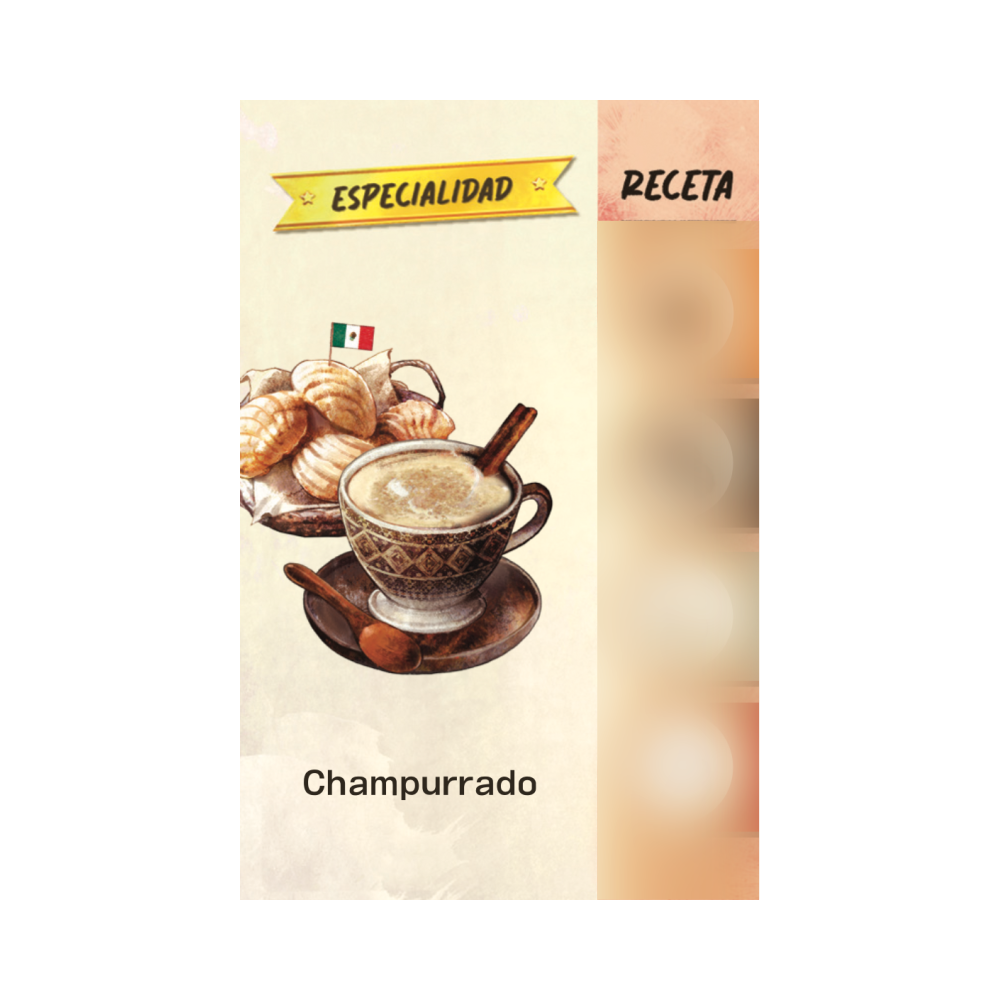 Coffee Rush: Carta Promo Champurrado (español)