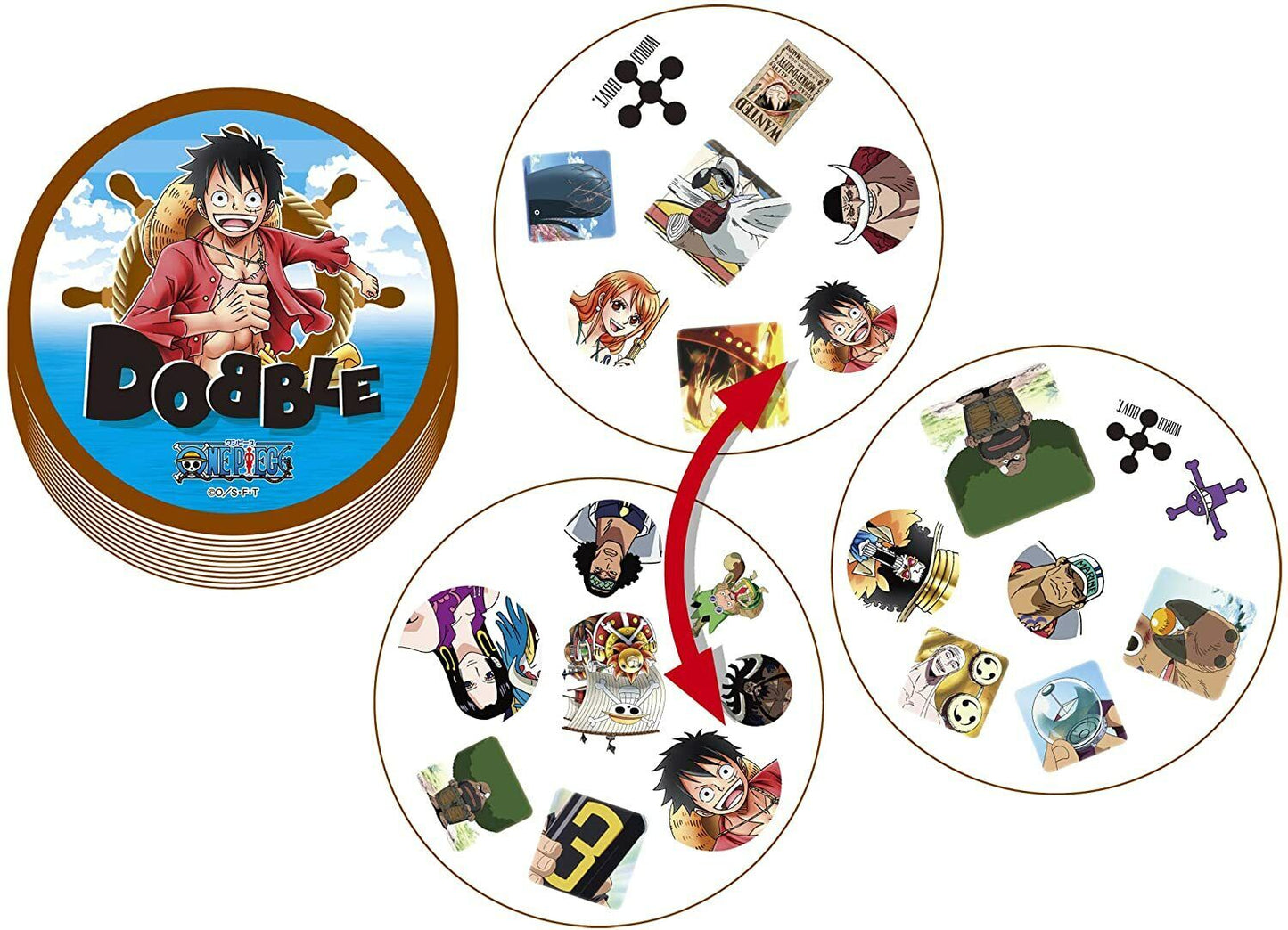 Dobble One Piece (Spot it! exclusivo Japón)